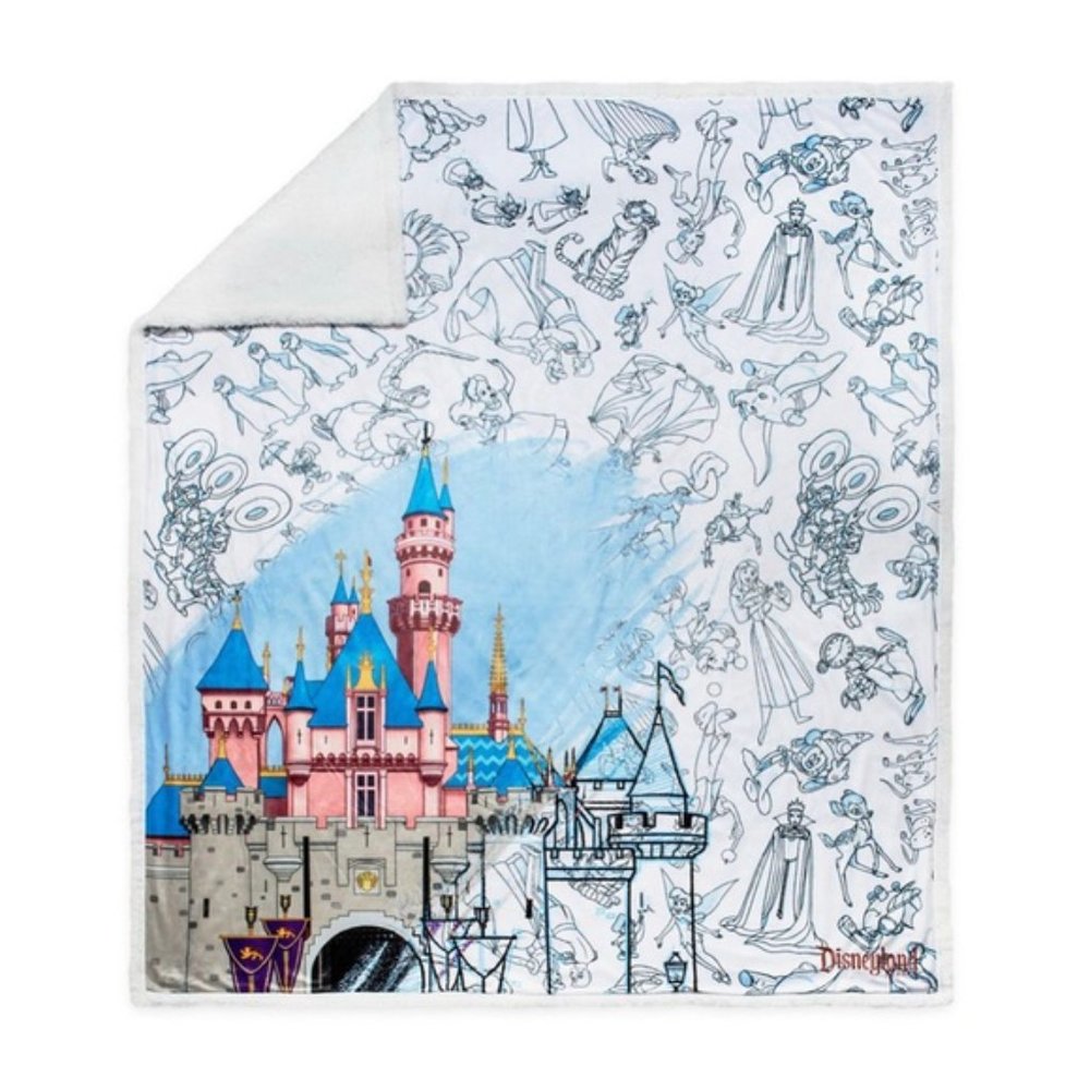 NEW DISNEY INK & PAINT THROW BLANKET - Picture 2 of 2